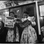Women on the subway, 1946